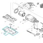 Plaque d'embase scie sauteuse MAKITA 4351CT
