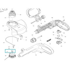 Ressort pour coupe bordure MAKITA DUR181 - DUR193