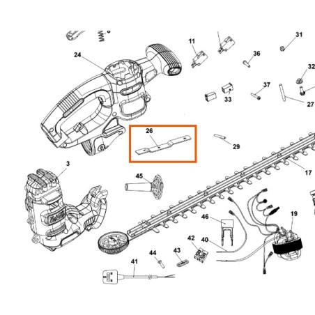 Support lamier BLACK & DECKER BCHTS36 - DCM563 - GTC18452PC
