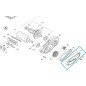 Carter de recouvrement rabot MAKITA DKP181