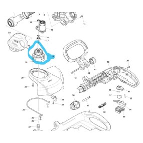 Support de bobine coupe-bordures MAKITA UR180D