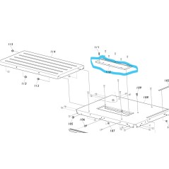 Insert pour scie sur table MAKITA 2712