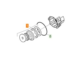 Ensemble pièces nutation nettoyeur KARCHER KHP2