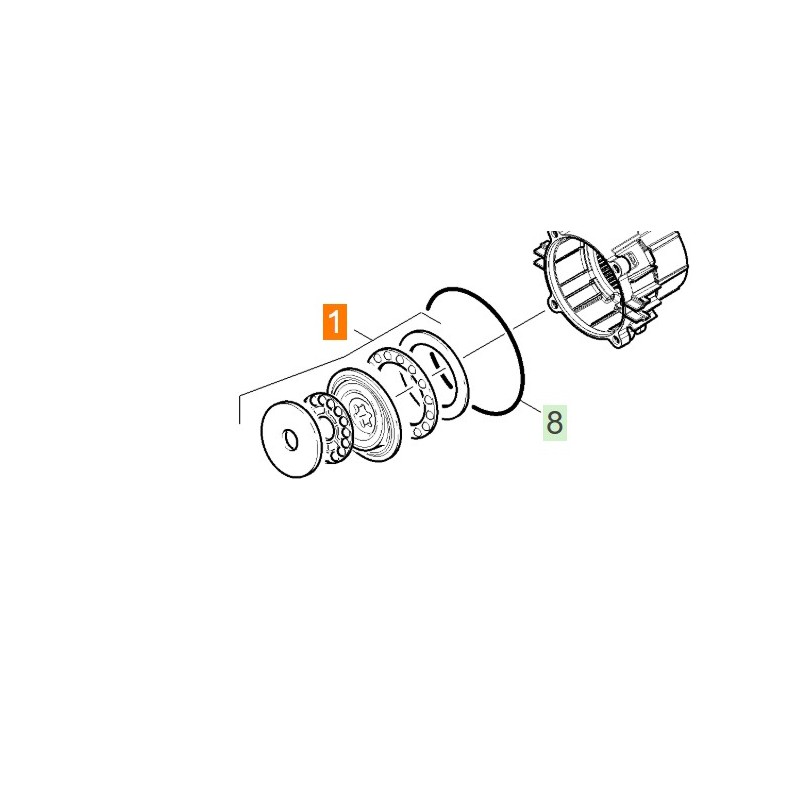 Roulements nutation pour nettoyeur KARCHER KHP2