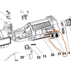 Bouton marche / arret meuleuses BLACK & DECKER BEG210 / BEG220