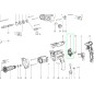 Couronne porte charbons perceuses METABO modèle SBEV 1300-2 Couronne porte charbons perceuses METABO modèle SBEV 1300-2