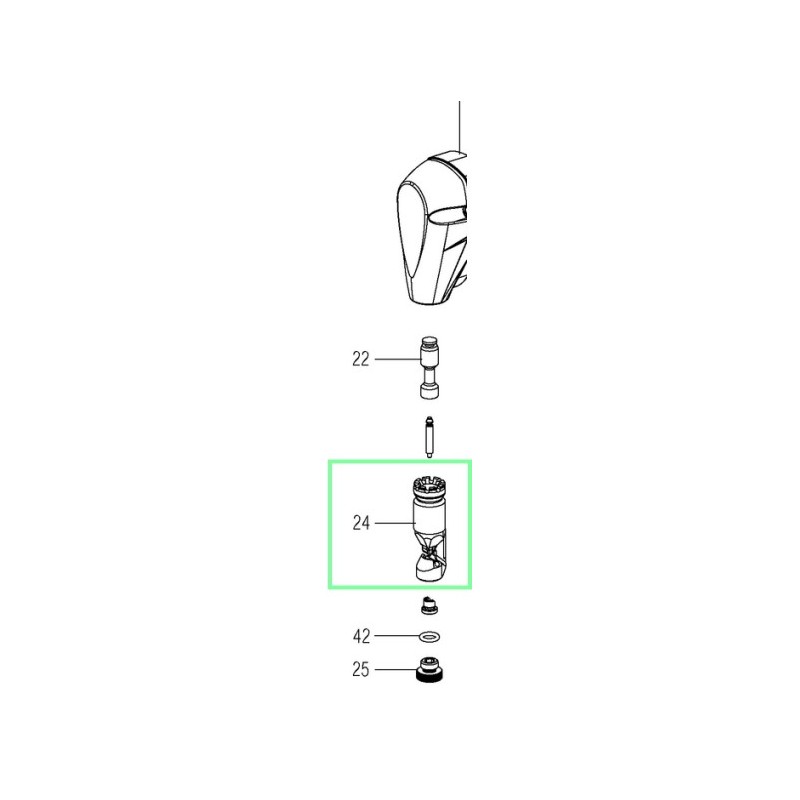 Support de matrice grignoteuse METABO NIV 18 LTX BL 1.6