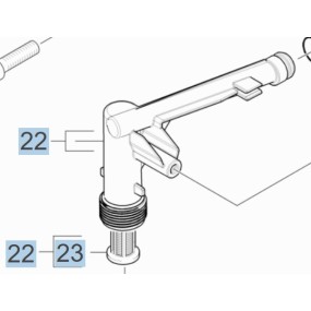 Raccord arrivée eau KARCHER K4.200 - 1.637-400.0