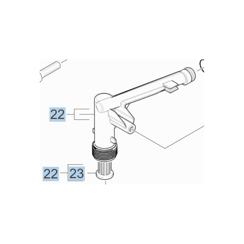 Raccord arrivée d'eau KARCHER K4.200 - 1.637-400.0