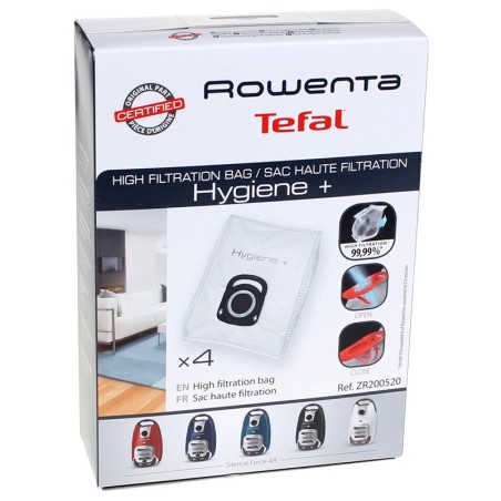 Sacs ZR200520 pour aspirateurs TEFAL - MOULINEX - ROWENTA