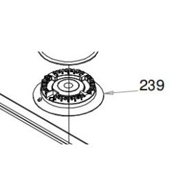 Support chapeau foyer moyen
