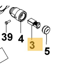 Balai moteur scies BLACK & DECKER CS1250K - CS1250L