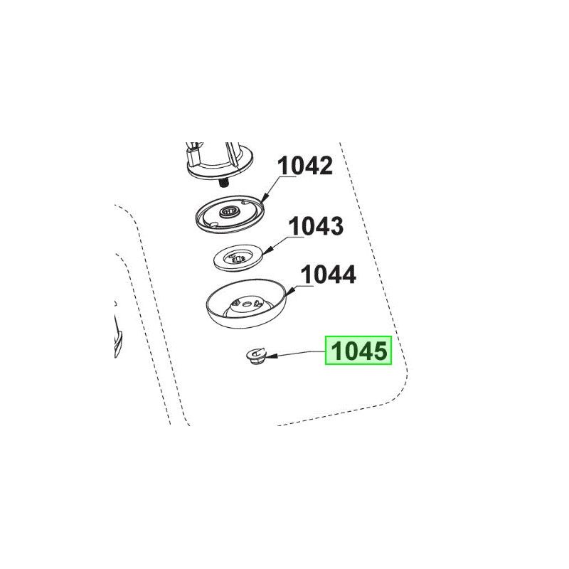 Ecrou débroussailleuses RYOBI RBC36X - RBC254 - RBC31 Ecrou débroussailleuses RYOBI RBC36X - RBC254 - RBC31