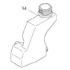 Réservoir d'huile pour tronçonneuse MAKITA UC3541A