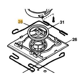 Bras fixation ponceuses BLACK & DECKER - DeWALT