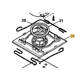 Base plateau ponceuses BLACK & DECKER - DeWALT