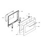 Vitre exterieure de four AIRLUX - FMC91C