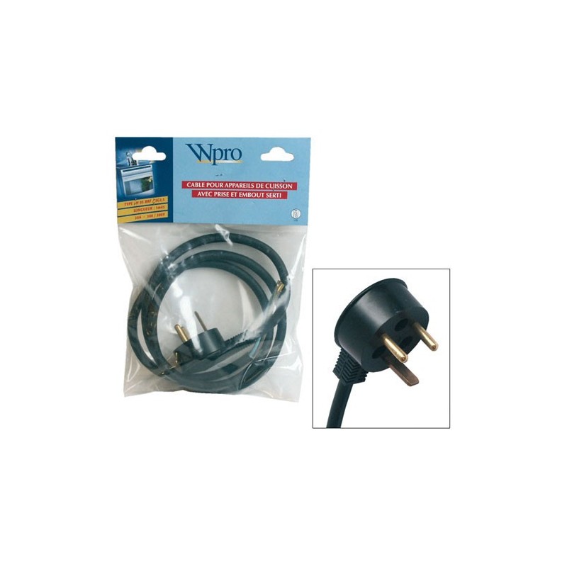 Cable alimentation appareil de cuisson 145cm