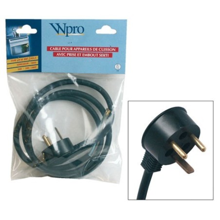 Cable alimentation appareil de cuisson 145cm