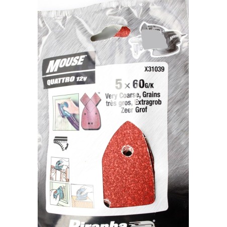 Abrasif X31009-XJ pour ponceuse BLACK & DECKER Mouse et Quattro