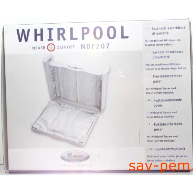 Sachets absorbeur humidite WHIRLPOOL Sachets absorbeur humidite WHIRLPOOL