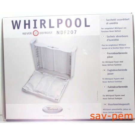 Sachets absorbeur humidite WHIRLPOOL