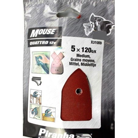 Abrasif pour ponceuse BLACK & DECKER Mouse et Quattro