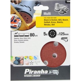 Abrasifs rond 125mm pour ponceuses BLACK & DECKER