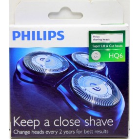 Tetes HQ6 pour les rasoirs PowerTouch électrique PHILIPS
