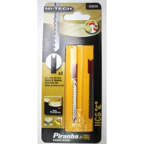2 lames HT coupe courbe Black & Decker