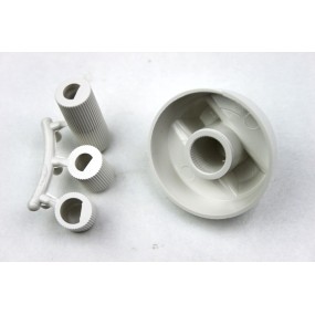 MANETTE UNIVERSELLE BLANCHE + ADAPTATEUR