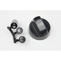 Manette universelle noire + 3 adaptateurs