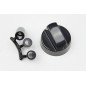 Manette universelle noire + 3 adaptateurs