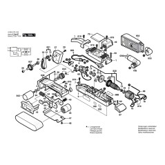Couronne d'angle ponceuse BOSCH PBS75E