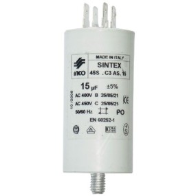 Condensateur de demarrage 15 MF/ 450 VOLT