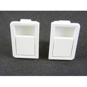 Boutons de verrouillage grille pour hottes WHIRLPOOL