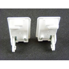 Boutons de verrouillage grille pour hottes WHIRLPOOL