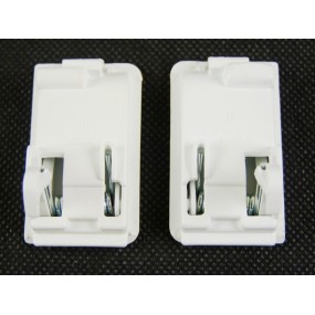 Boutons de verrouillage grille pour hottes WHIRLPOOL