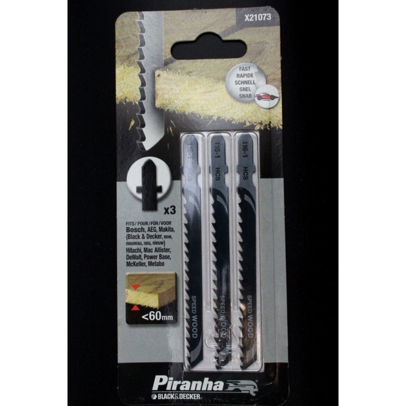 Lames HCS pour scie sauteuse Bosch Lames HCS pour scie sauteuse Bosch