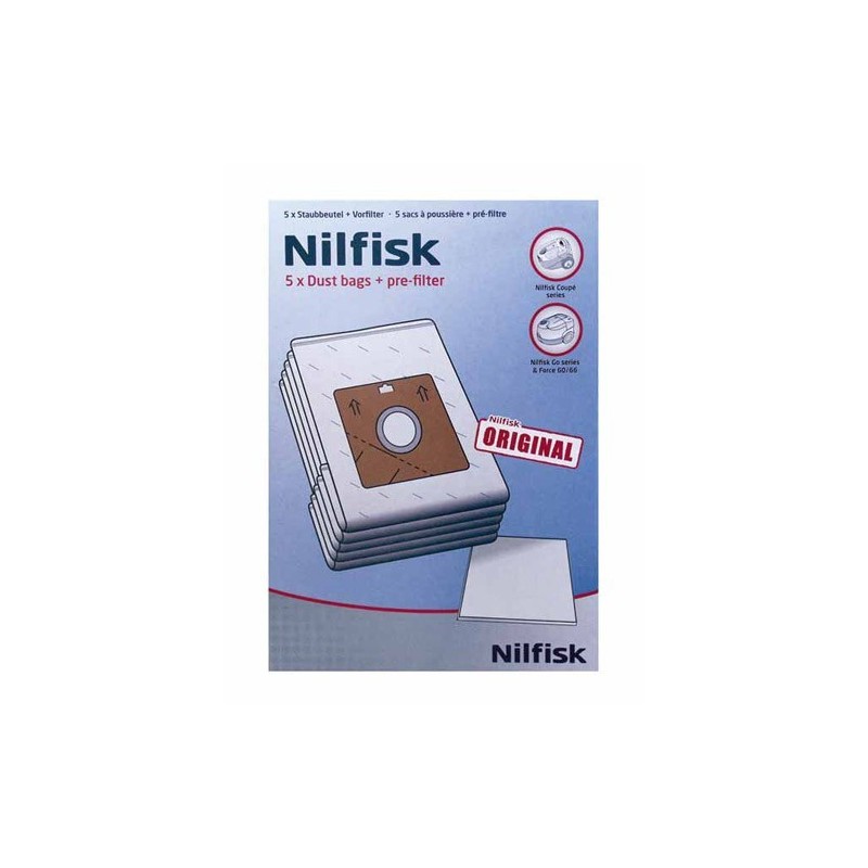 Sacs aspirateur NILFISK GO et COUPE PARQUET Sacs aspirateur NILFISK GO et COUPE PARQUET