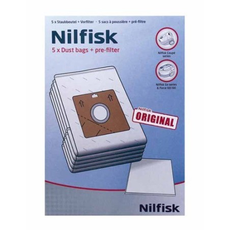 Sacs Aspirateur NILFISK GO et COUPE PARQUET