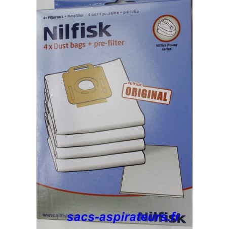 Sacs d'origine aspirateur NILFISK PW10