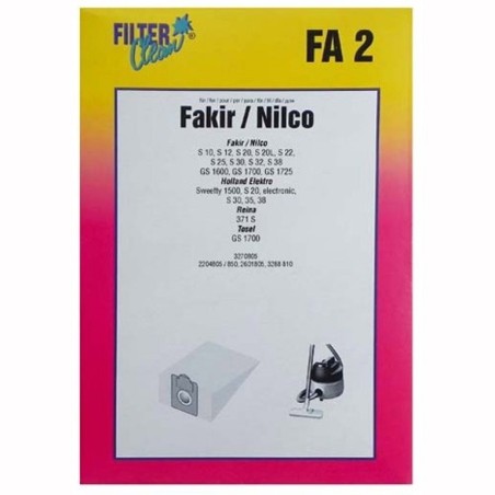 Sacs Pour Aspirateur FAKIR