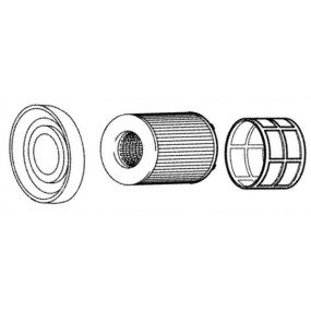 Filtre cylindrique aspirateur Black  et  Decker