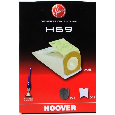 Sacs H59 pour HOOVER aspirateur ATHYSS JUNIOR