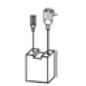 Charbons  perforateur DEWALT D25601K - D25602K